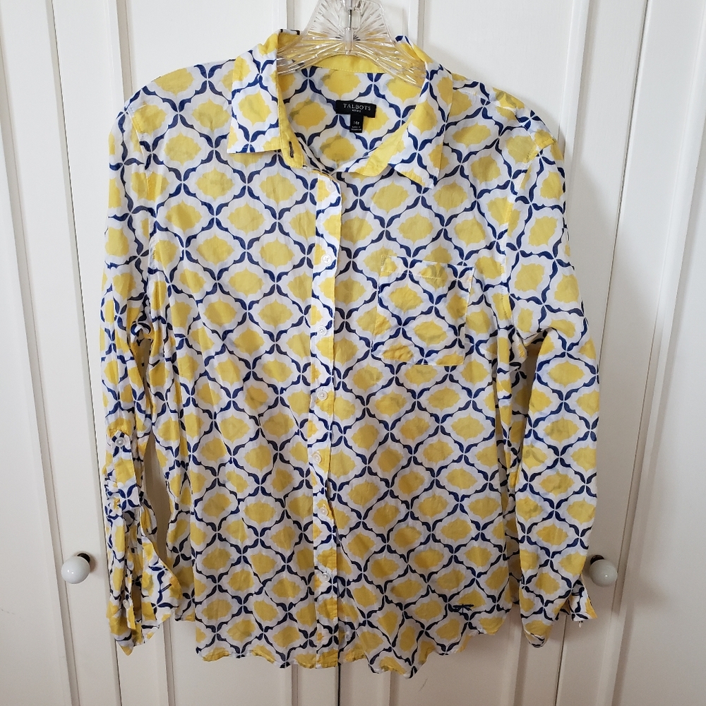 Talbots button down shirt 14P